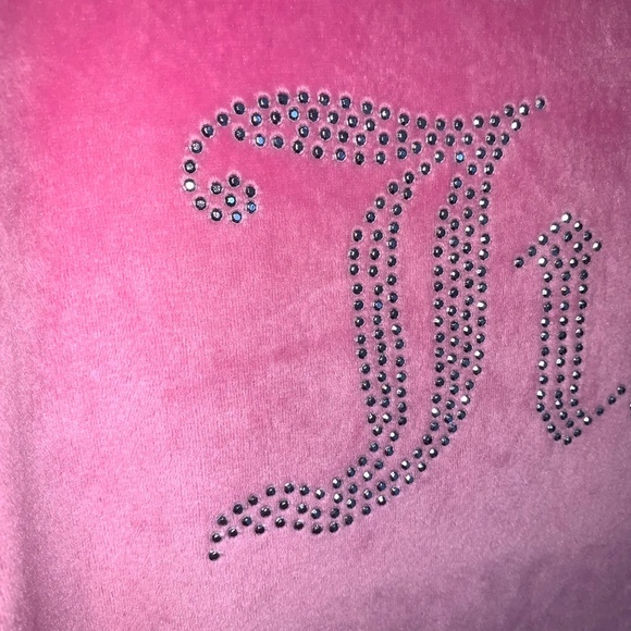 Juicy Couture Pink Velvet Fleece Shirt and Pets Loungewear Set L - Picture 12 of 15